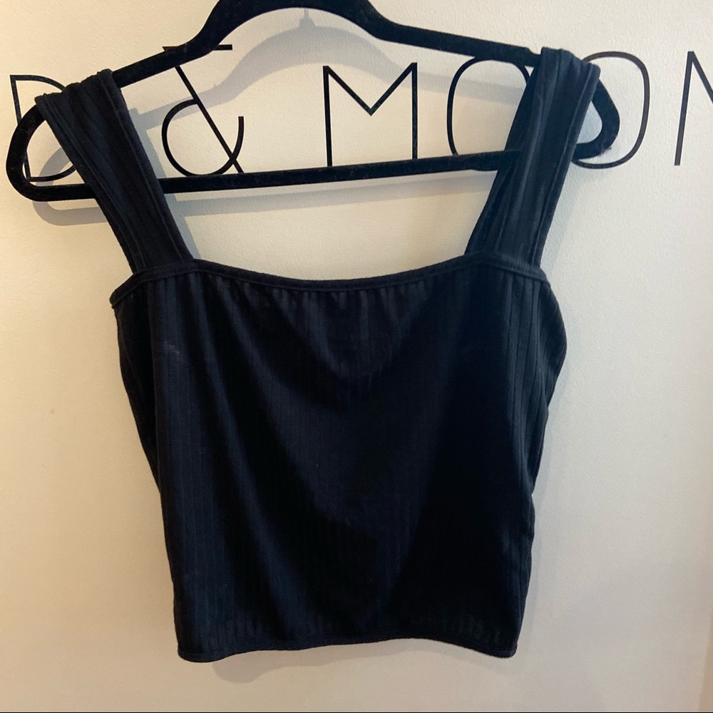 Missguided Black Crop Top (tall) NWOT